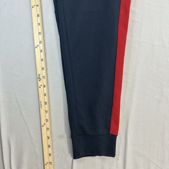 Polo Ralph Lauren Sweatpants Mens Medium Joggers Spell Out Athletic Red Trim - Picture 10 of 10